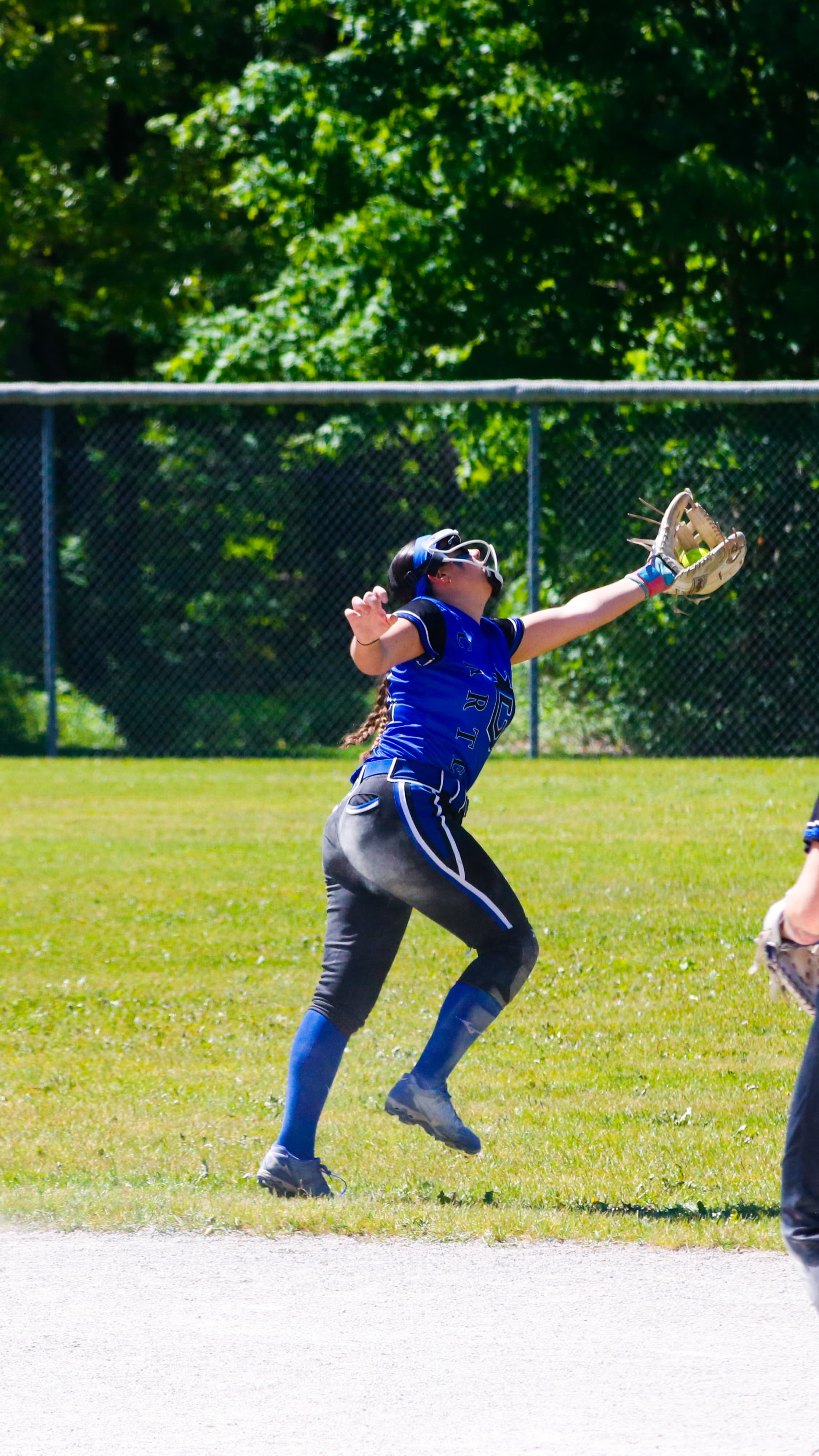 Fielding over head