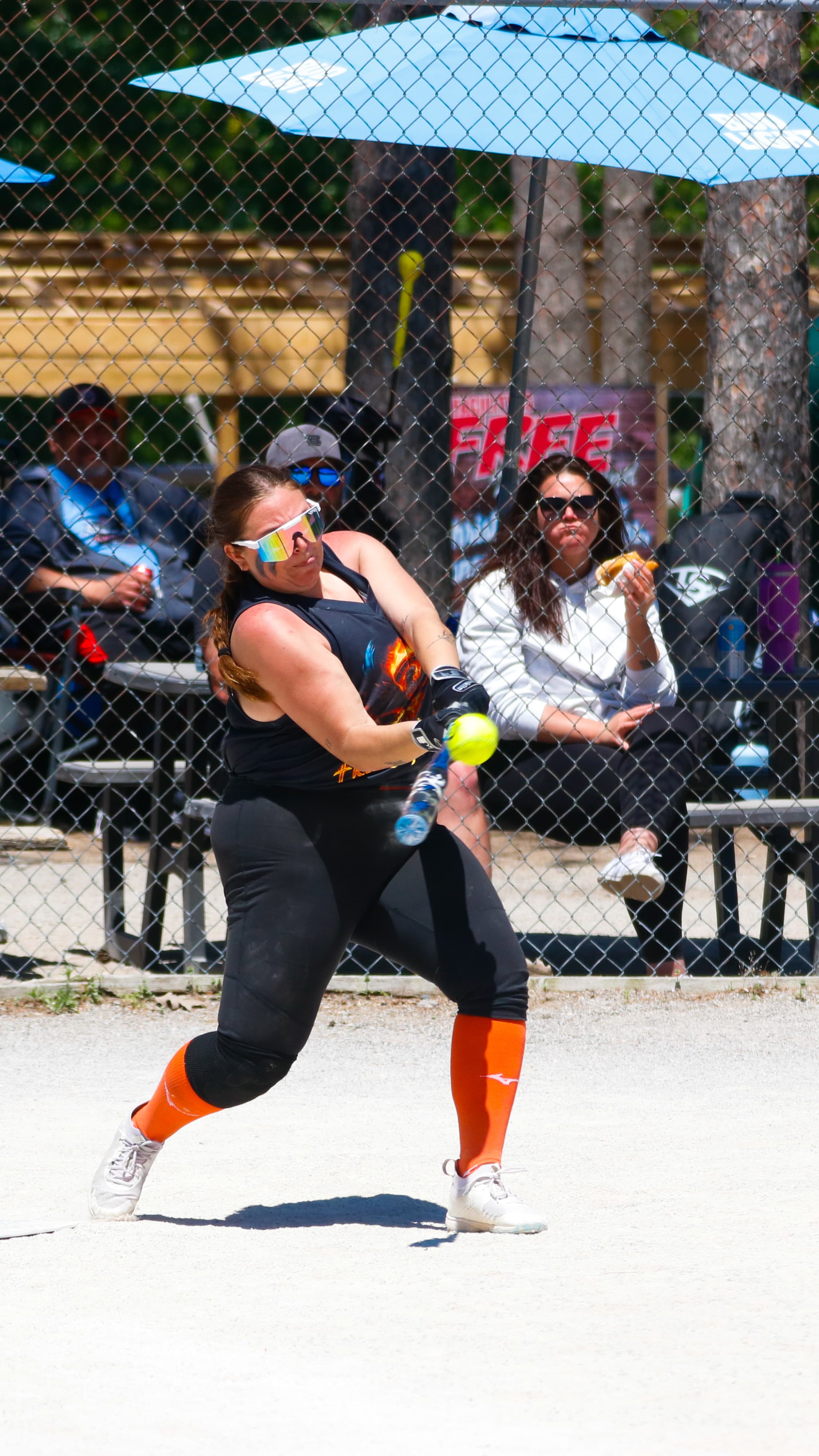 Hitting the ball